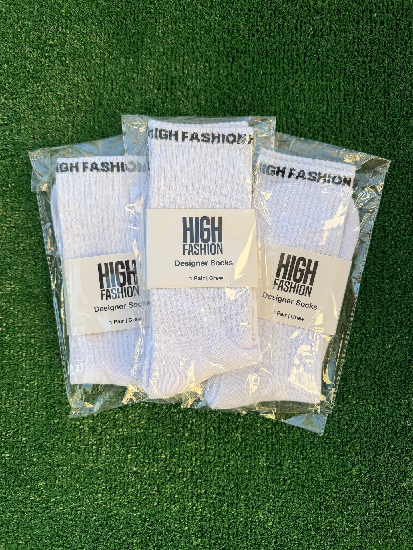 HF “BLACK” DESIGNER SOCKS • 3 PACK